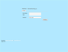 Tablet Screenshot of mail.olmi.cz
